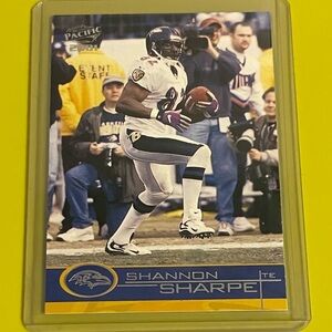 Shannon Sharpe #41 2001 Pacific Football Trading Card
